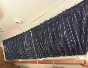 20180221_132957 Custom made Salon Windows Curtains / Swela fabric made in Germany